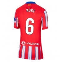 Atletico Madrid Koke #6 Kotipaita Naiset 2024-25 Lyhythihainen